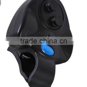 Black Electronic LED Light Fish Bite Sound Alarm Bell Clip On Fishing Rod photo-2