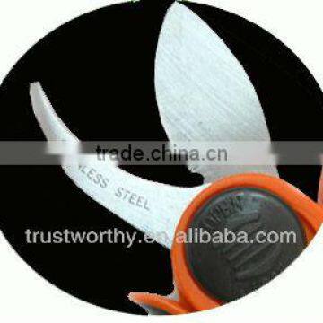 Taiwan 158MM Small Smart Lock Mini Lady Stainless Steel Blades Plastic Bypass Pruning Shear photo-3