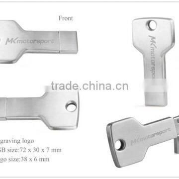Custom Metal Usb 3.0 Flash Drive With Free Engraving Logo