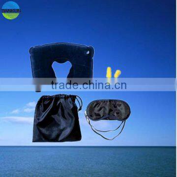 02 travel kit,travel set,eye mask,pillow,earplug,eyeshade
