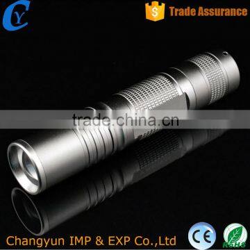 Wholesale Aluminum zoom 5w Q5 18650 battery high power quality tactical MINI led flashlight                        
                                                                                Supplier's Choice