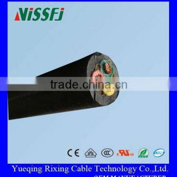 China Manufacturing Product 4 Core Cable Rubber Flex Cable Bare Tin-plated Copper Wire