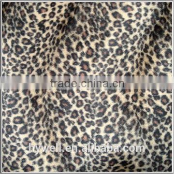 New design 100 polyester animal print animal print velour