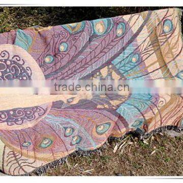 Do You Own Design Woven Tapestry Jacquard Throws and Blankets for Sofas