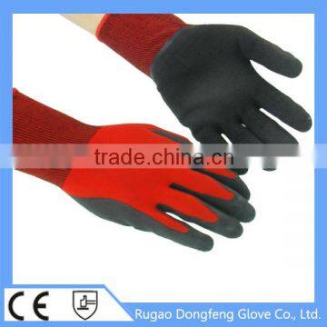 High Quality Knitted Latex Palm Coated Nylon Gloves For Glass Handling photo-3