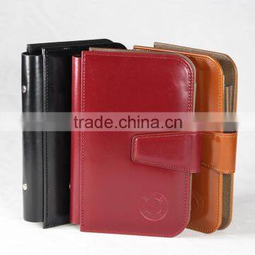 Latest design high quality leather loose leaf notebook manufacturers                        
                                                                                Supplier's Choice