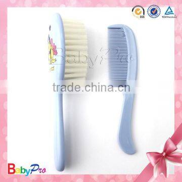 2015 New Design Colorful Baby Hair Brush Comb Set