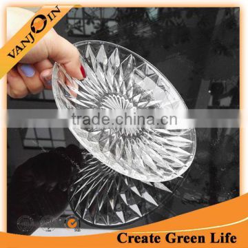 Home Essential Mini Glass Fruit Plate For Cake