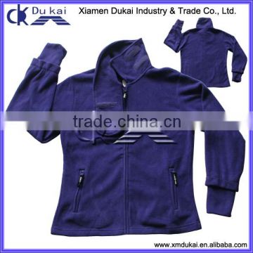 Women's fashion polar fleece jacket, ladies knit jacket, newest design jacket for women