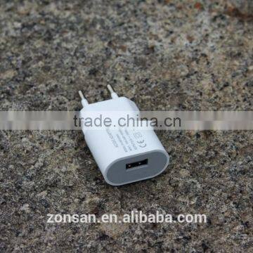 hot selling CE ROHS 1 port 5V 1A usb travel charger