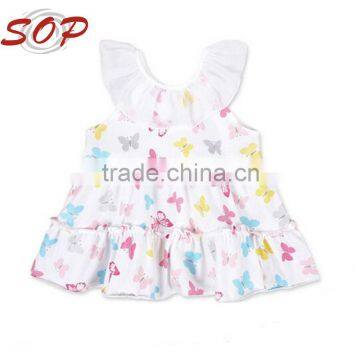 Animal print lovely dress for girls fancy baby frock designs