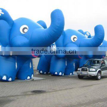 giant inflatable advertising cartoon elephant