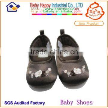 China New Style Satin Summer Baby Dance Shoes