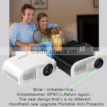OEM Portable GP802A 100 Lumens Double HDMI HD Mini LED Projector photo-5