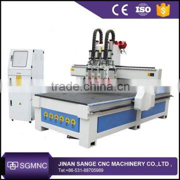 China suppliers 4 head woodworking cnc router for wood door, screen ,guitar, furniture for sale