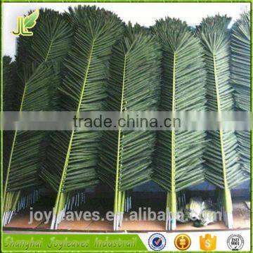 outdoor plastic artificial palm tree leaves for sales