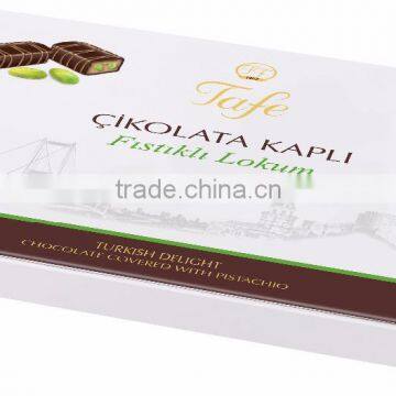 Tafe Turkish Delight Chocolate Covered with Pistachio 500 g - 805 code