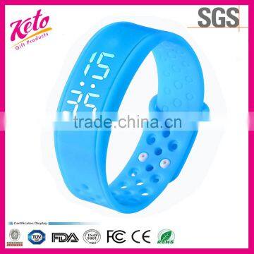 Silicone USB 3D smart sport fitness calories pedometer bracelet