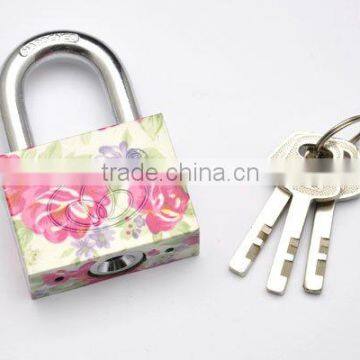 Mini plastic painted iron padlock