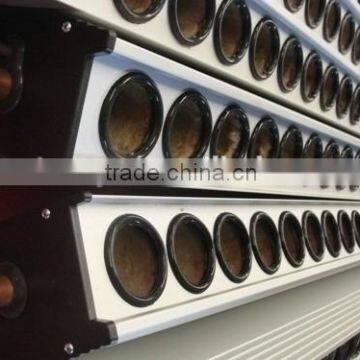 Wall mounted pressurized solar panel vacuum tubes 250L.