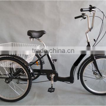 24' 6 speed U-tricycle/ trike/ three wheels bike made in china