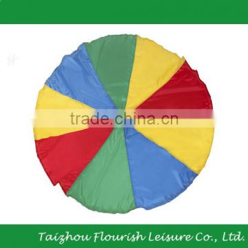 12' Outdoor Colorful Teaching Toy Nylon Mini Parachute For Kids