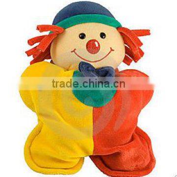 baby plush stuffed clown toy with blanket