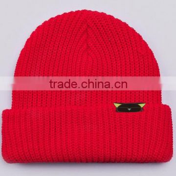 Red custom hip hop beanies,organic beanies,wholesale cotton baby beanies