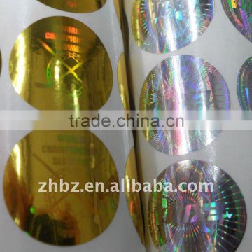 3D hologram laser stickers/label