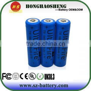 Cylindrical ultrafire lithium ion batteries 3.7v 6000mAh