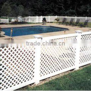 PVC Lattice fence