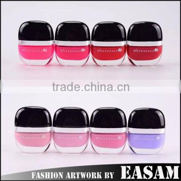 2015 new gorgeous bk nail polish,peel off nail polish with 18ml