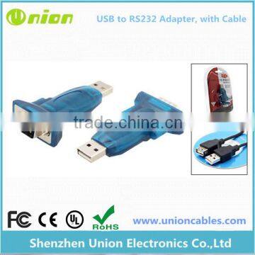 PL2303 Chip USB to serial RS232 Converter adapter with driver and cable