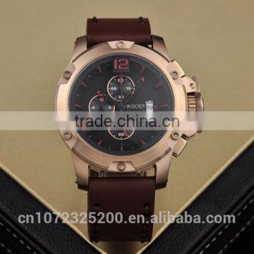 Waterproof Quality Men BOSCEN Factory Direct Prices 3ATM Water Resitant Stainless Steel Man Sport Watch photo-4