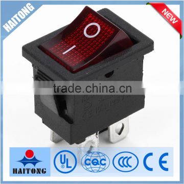 RS-14 4p red electric rocker switch t85 with lamp high quality