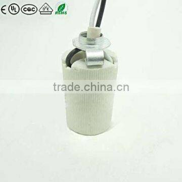 Porcelain E14 Lamp Socket,Ceramics E14 Lamp Base,E14 Lamp Holder photo-2