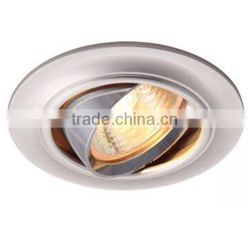 new round aluminium gimbal spotlight for MR16 halogen bulbs