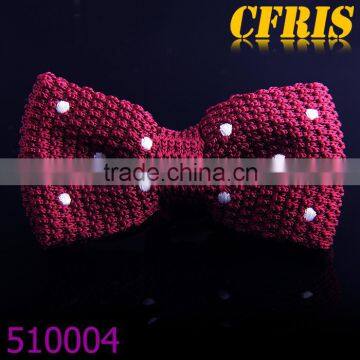 Fancy Custom Bowties Mens Knitted Bow Tie Color bow tie                        
                                                Quality Choice