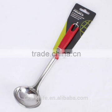 KH108SL Stainless Steel Mirror Finished Soup ladle with PP handle Kitchen Tool