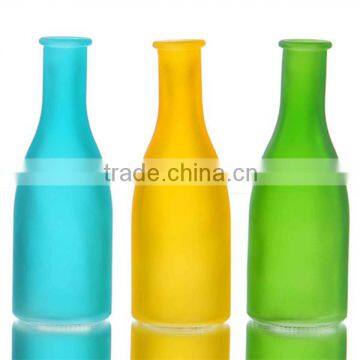 Daisy Frosted Color Glass Vases photo-2