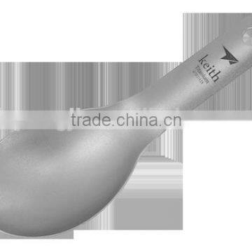 Pure Titanium Metal Stainless Children Mini Spoon photo-3