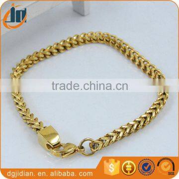 Stainless Steel Cuban Link Bracelets Bangles Gold Plated Customize Bracelets photo-2
