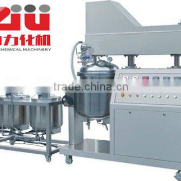 Vacuum emulsifying mixer homogenizer