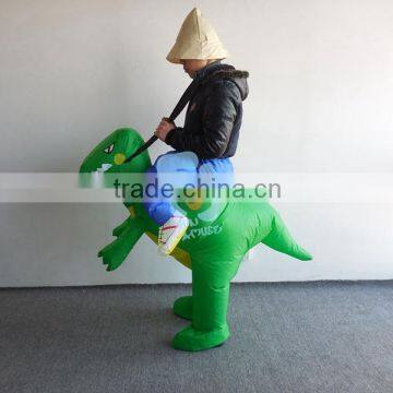 humorous giant inflatable dinosaur toy for adult