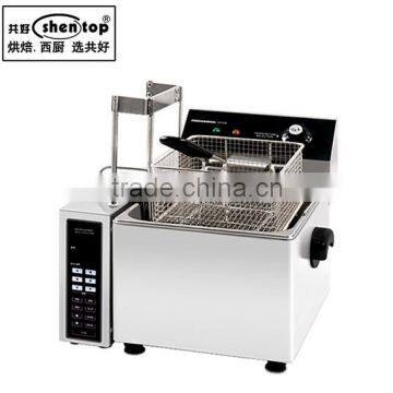 Shentop STWA-AZ8L automatic fryer machine for electric industrial fryer mini fryer basket