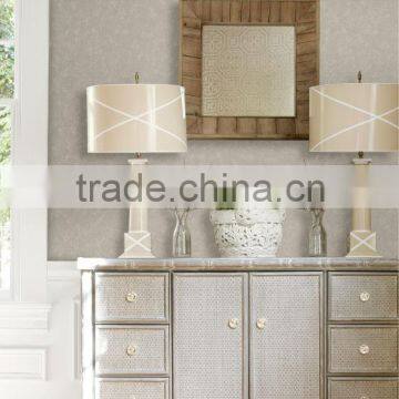 manufacture china MyHome good sale 3d flower wallpaper vinyl coated wallpaper