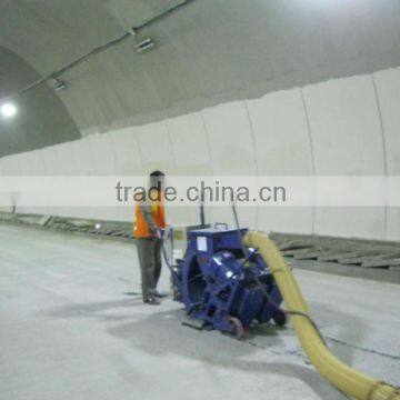 Portable type concrete floor shot blasting machine