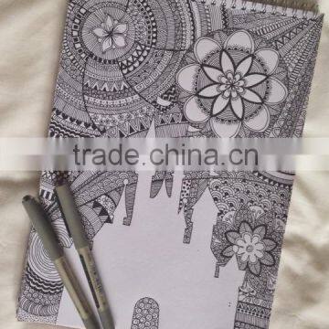 custom printed spiral bound handmade paper notepads for promotions, events, giveaways, exhibitions, ad agencies,