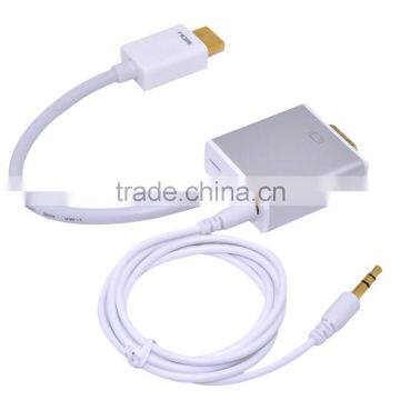 High quality HDMI to VGA converter cable for PC DVD HDTV