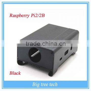 Hot sale Raspberry pi 3/Raspberry Pi 2 / 2B Raspberry Pi B + Alu-case metal aluminum case D606